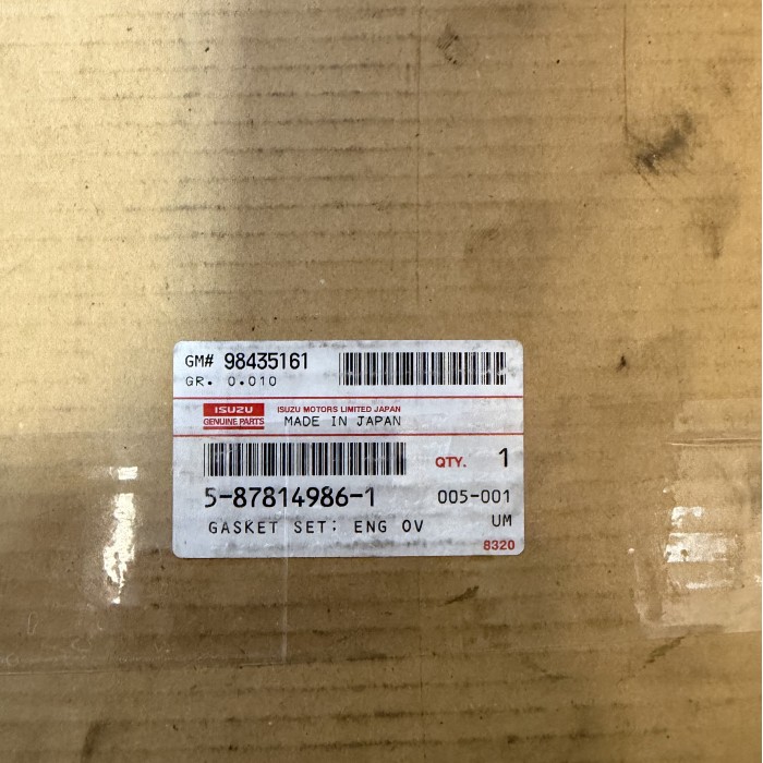 5878149861 - 5878179351 Serie guarnizioni motore ISUZU 5878149861 - 5878179351 Serie guarnizioni motore ISUZU