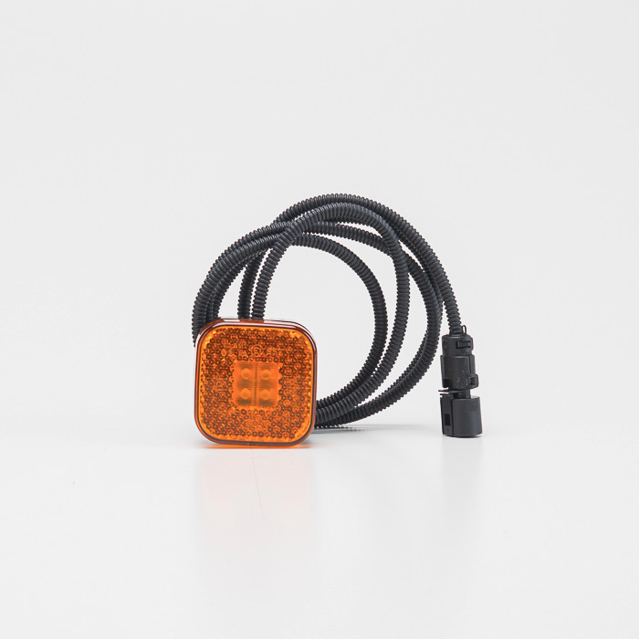 LUCE POST. LATERALE QUADRATA LED ARANCIO 1,25 M